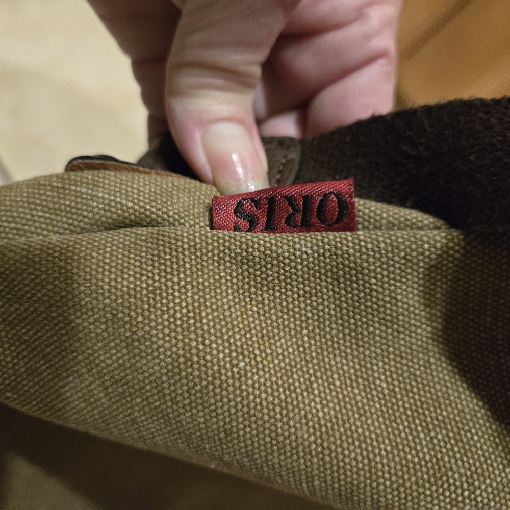 Oris canvas bag large messenger hobo purse overnight - Picture 11 of 11